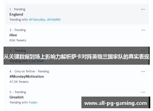 从关键数据到场上影响力解析萨卡对阵英格兰国家队的真实表现 从关键数据到场上影响力解析萨卡对阵英格兰国家队的真实表现